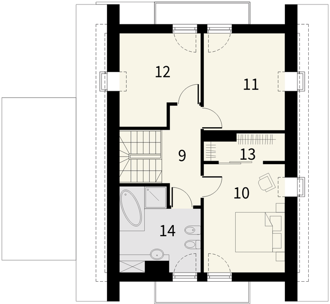 Poddasze projektu Grappa