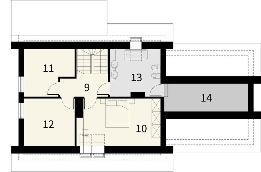 Poddasze projektu Madras 2G