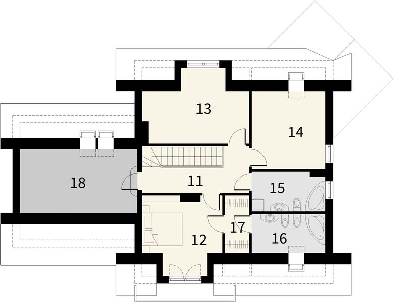 Poddasze projektu Wenecja 2G