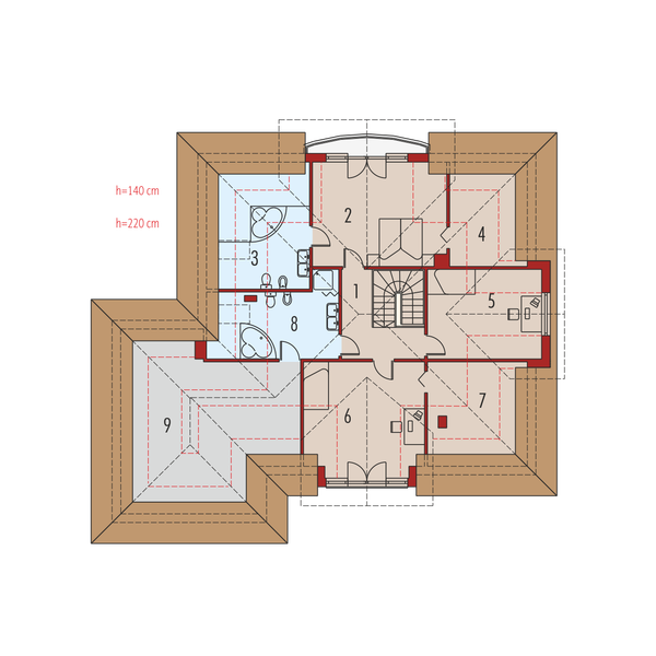 Poddasze projektu Tadeusz G2
