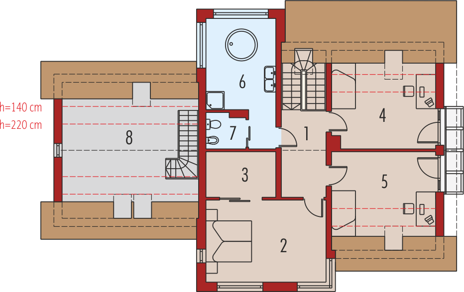 Poddasze projektu Hugo G2