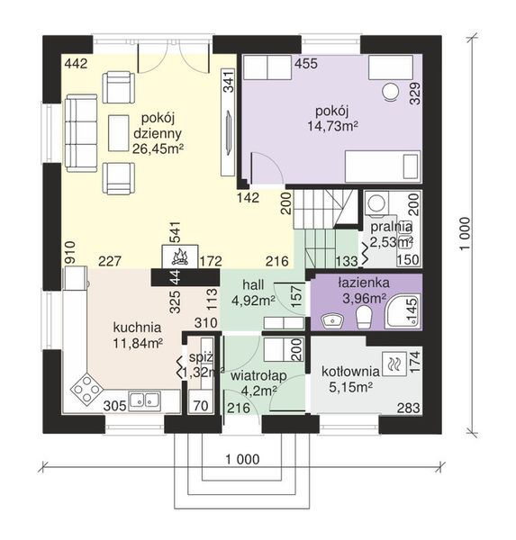 Parter projektu Dom przy Cyprysowej 42