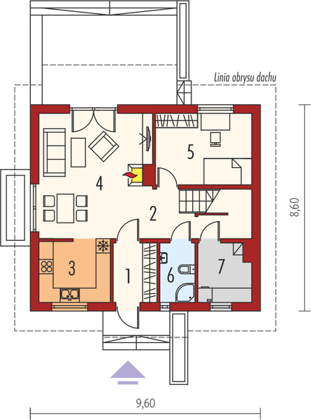 Parter projektu Adriana III (wersja A)