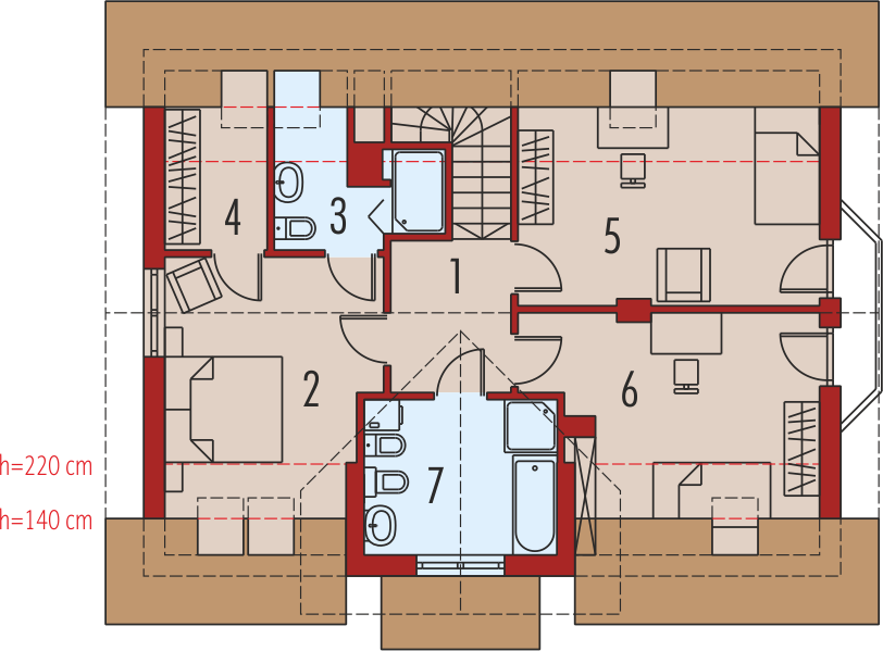 Poddasze projektu Arizona G1