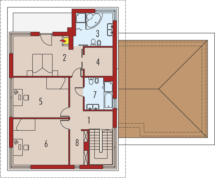 Piętro 1 projektu Diego G2