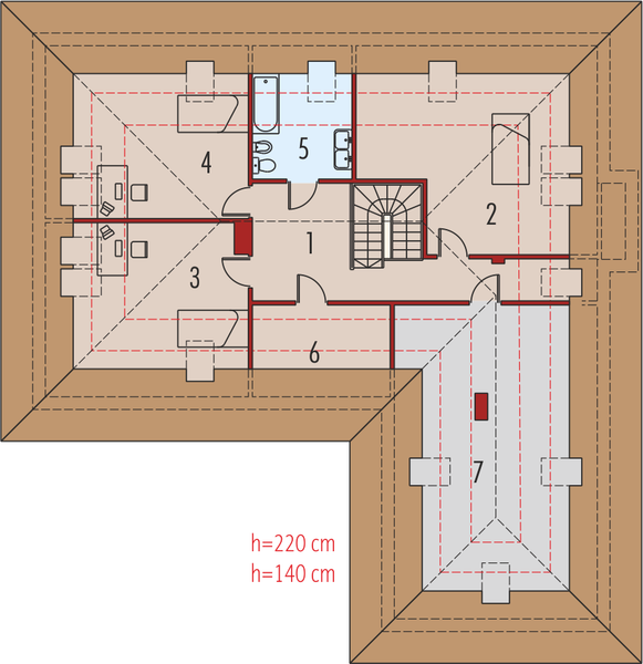 Poddasze projektu Morgan G2