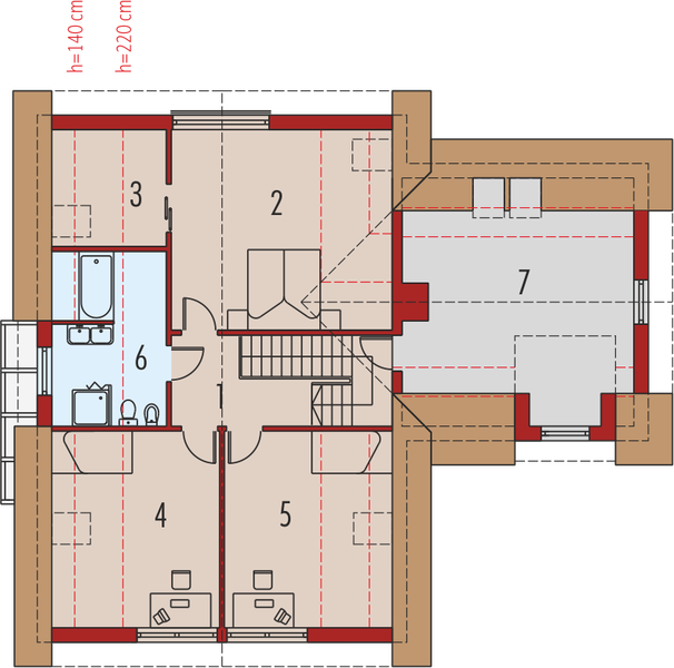 Poddasze projektu Edit G1