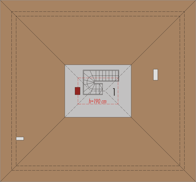 Poddasze projektu Flori II