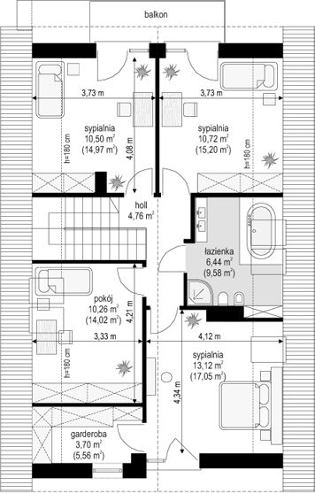 Poddasze projektu Lena