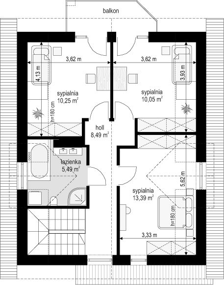 Poddasze projektu Na swoim