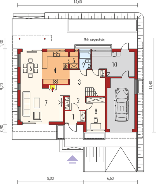 Parter projektu Amber G1 bianco