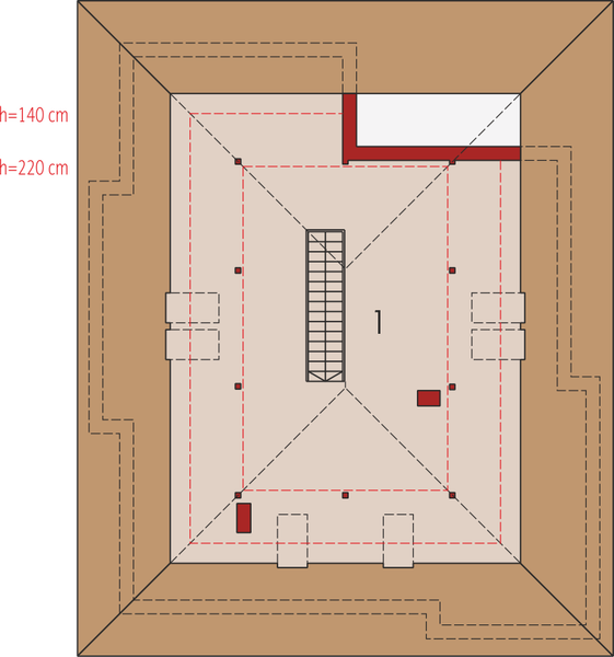Poddasze projektu Liv 3