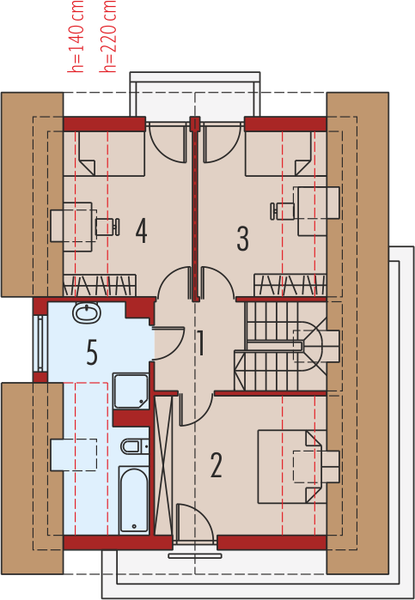 Poddasze projektu Eliot G1