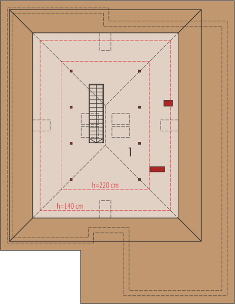 Poddasze projektu Gilbert G2