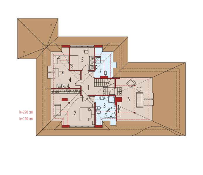 Poddasze projektu Petra II G2