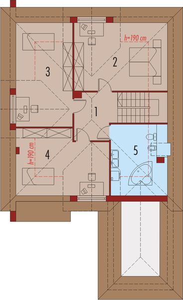 Poddasze projektu Merlin G1