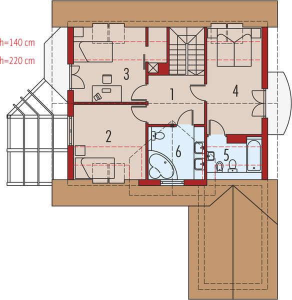 Poddasze projektu Mila G1