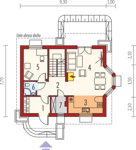 Parter projektu Megi (z piwnicą)