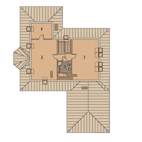 Poddasze projektu Martyna II G2