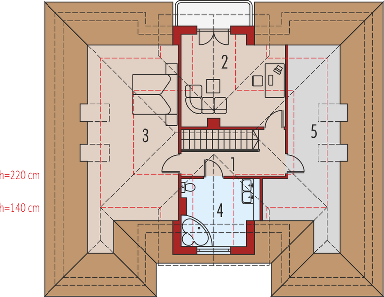 Poddasze projektu Maura G1