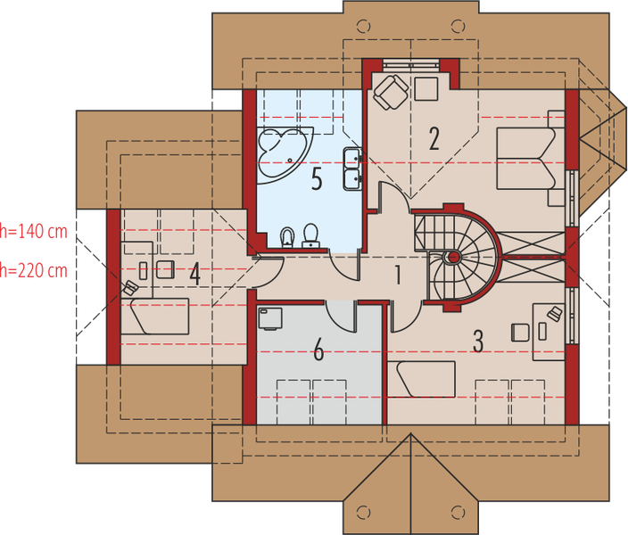 Poddasze projektu Bianka G1