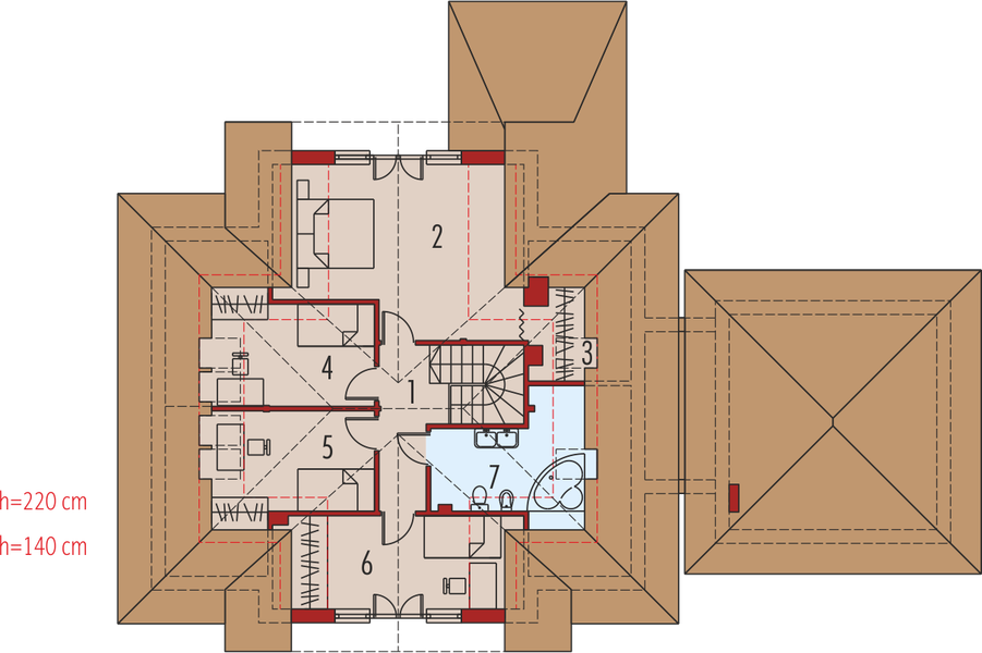 Poddasze projektu Edek G2