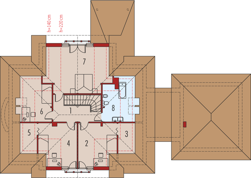Poddasze projektu Edward II G2