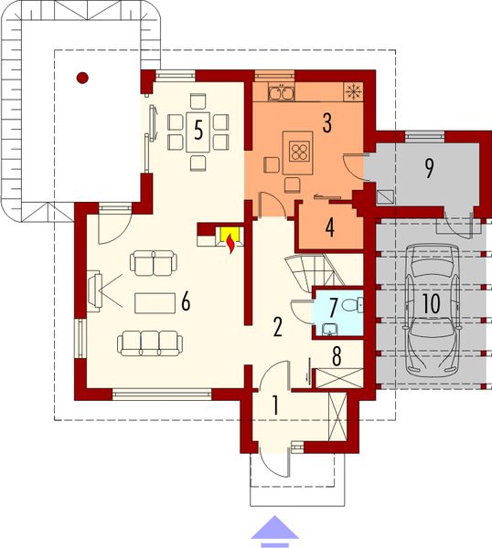 Parter projektu Erna (z wiatą)