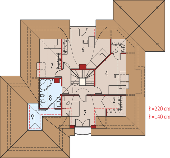 Poddasze projektu Seweryna G2 (mała)