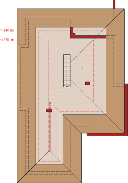 Poddasze projektu Margaret G2