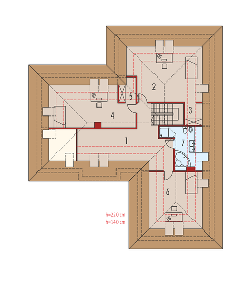 Poddasze projektu Teo G2