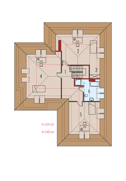 Poddasze projektu Teo G2 (mały)