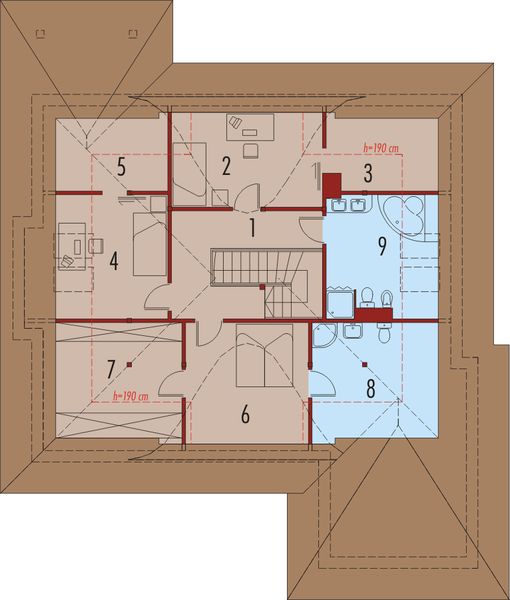 Poddasze projektu Jacek G1