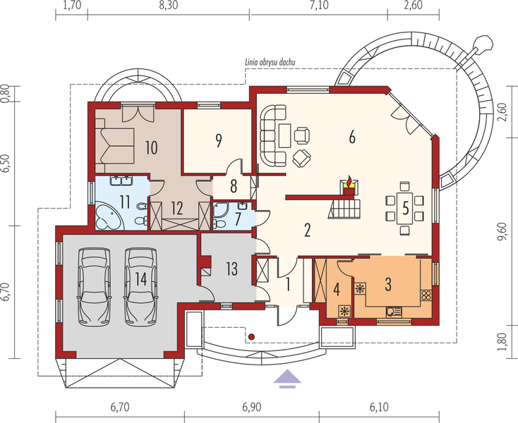 Parter projektu Diuna G2 (lukarna)