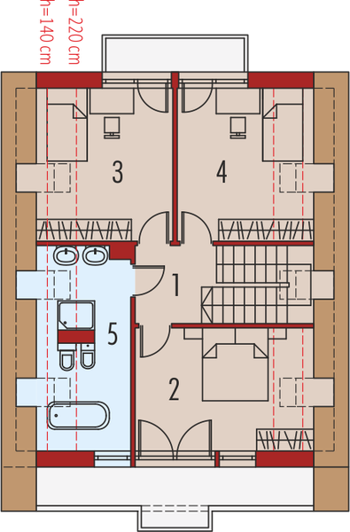 Poddasze projektu Noel G1 energo