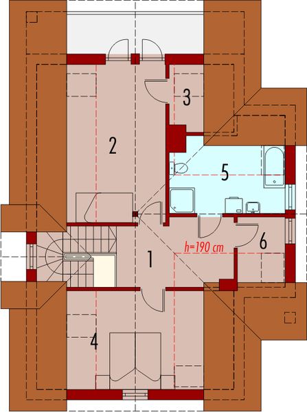 Poddasze projektu Kaja