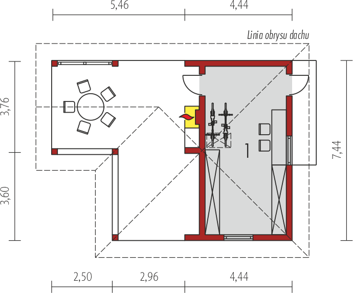 Parter projektu Budynek gospodarczy G25