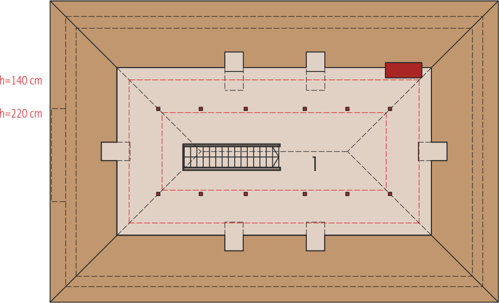 Poddasze projektu Gabriel G1 energo