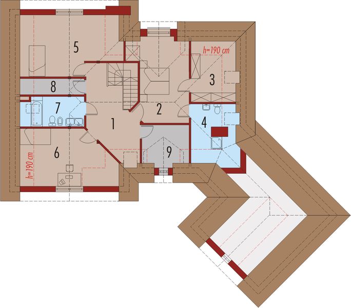 Poddasze projektu Liliana G2