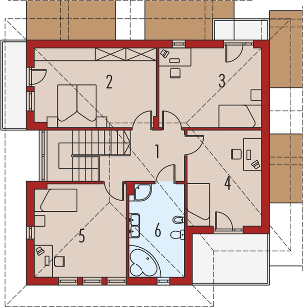 Piętro 1 projektu Margarita G2