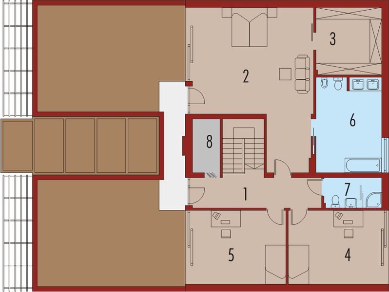 Piętro 1 projektu Mario G2