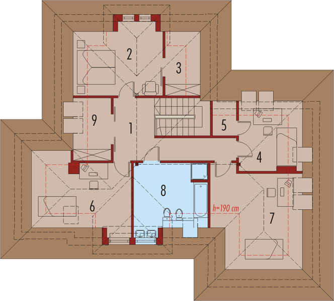 Poddasze projektu Marcelina G2