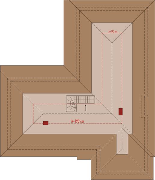 Poddasze projektu Luna G2