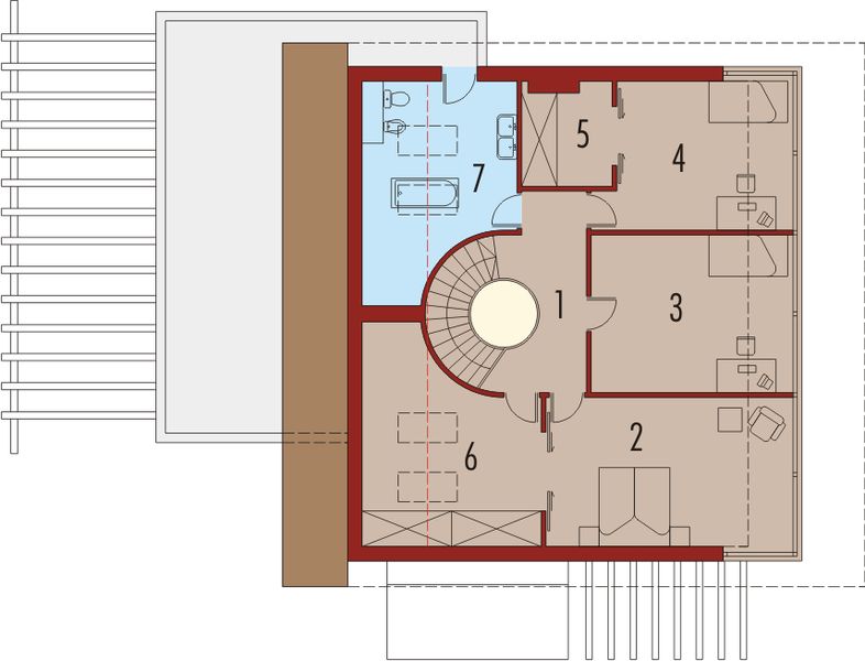 Poddasze projektu Tomasz G1