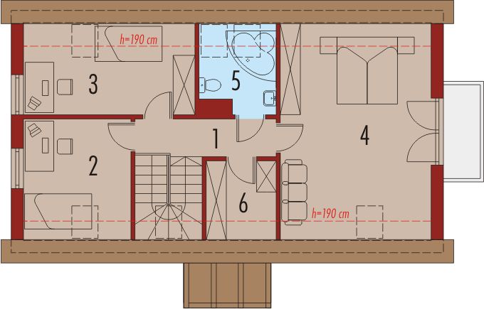 Poddasze projektu Rena