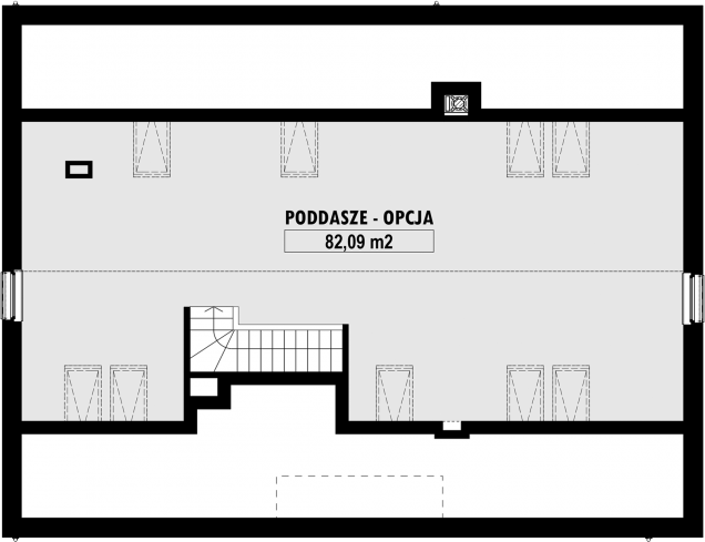 Poddasze projektu E-171