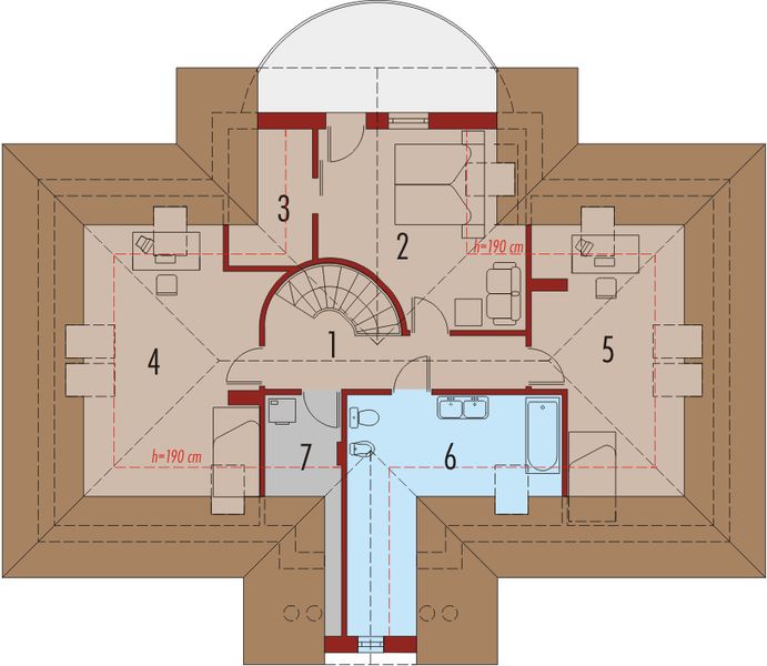 Poddasze projektu Paloma G2