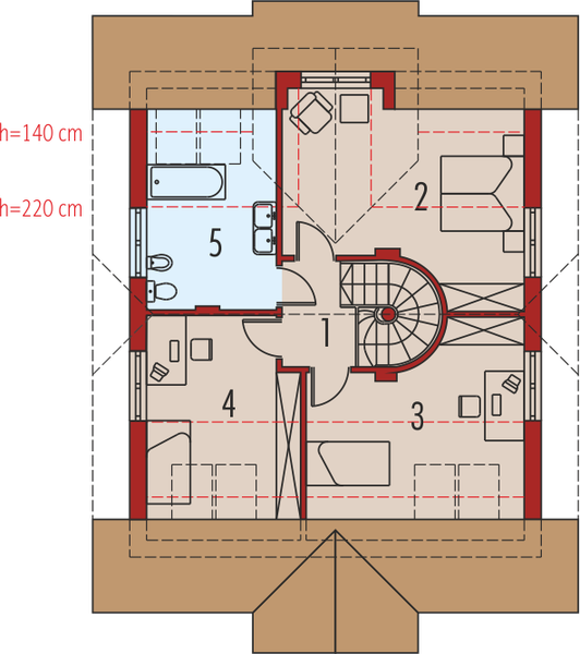 Poddasze projektu Perełka