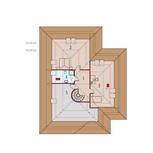 Poddasze projektu Sandra G2