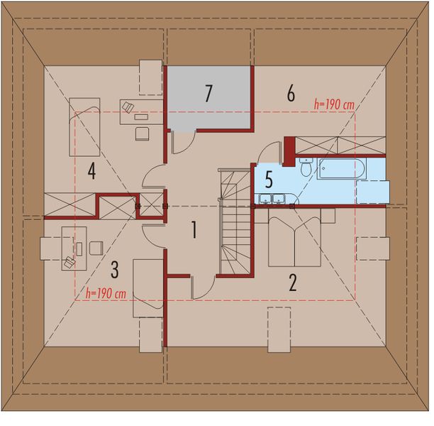 Poddasze projektu Sasza G2